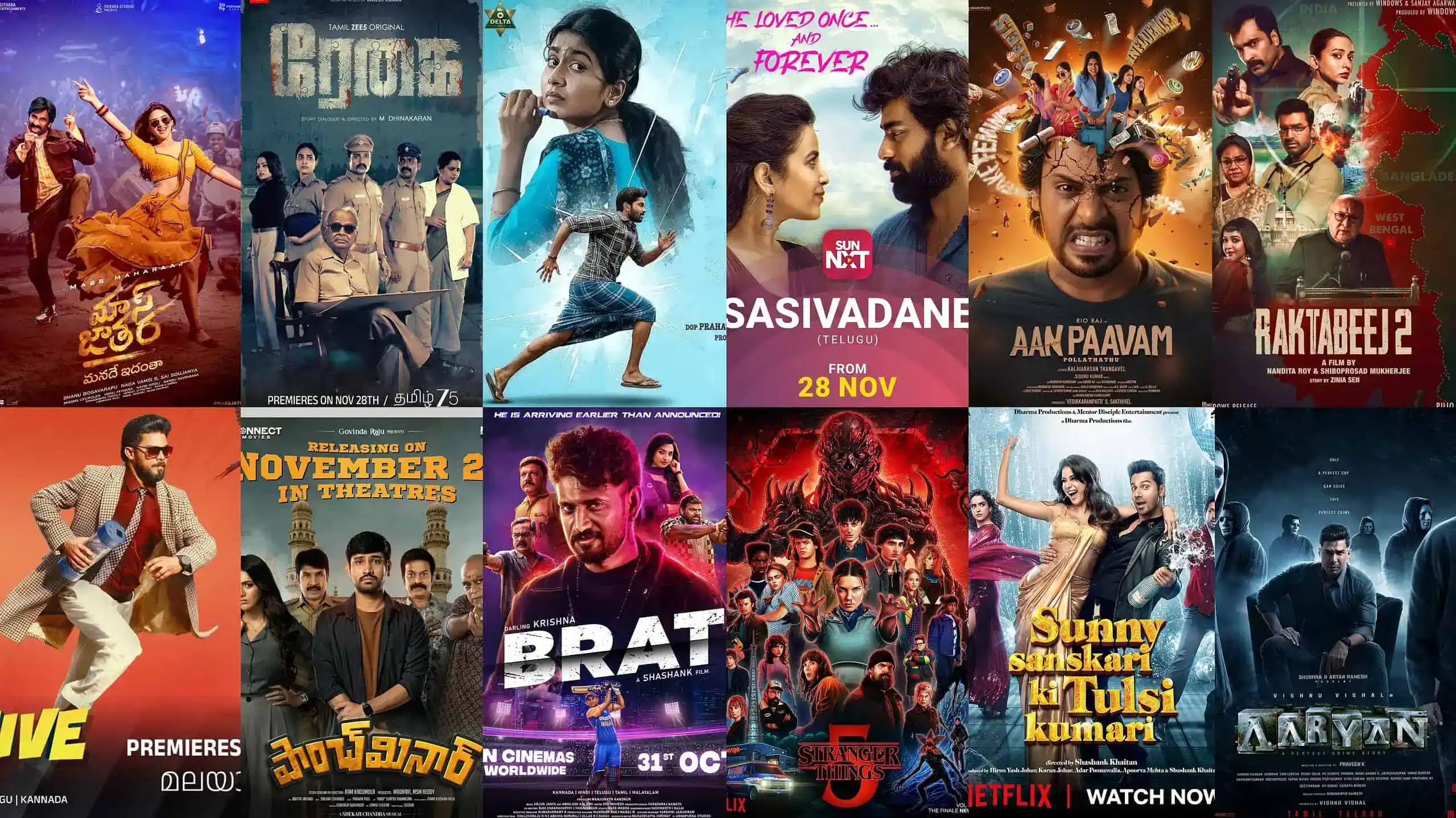 OTT Movies Web Series Nov 24-30: Top Must-Watch Picks 2025