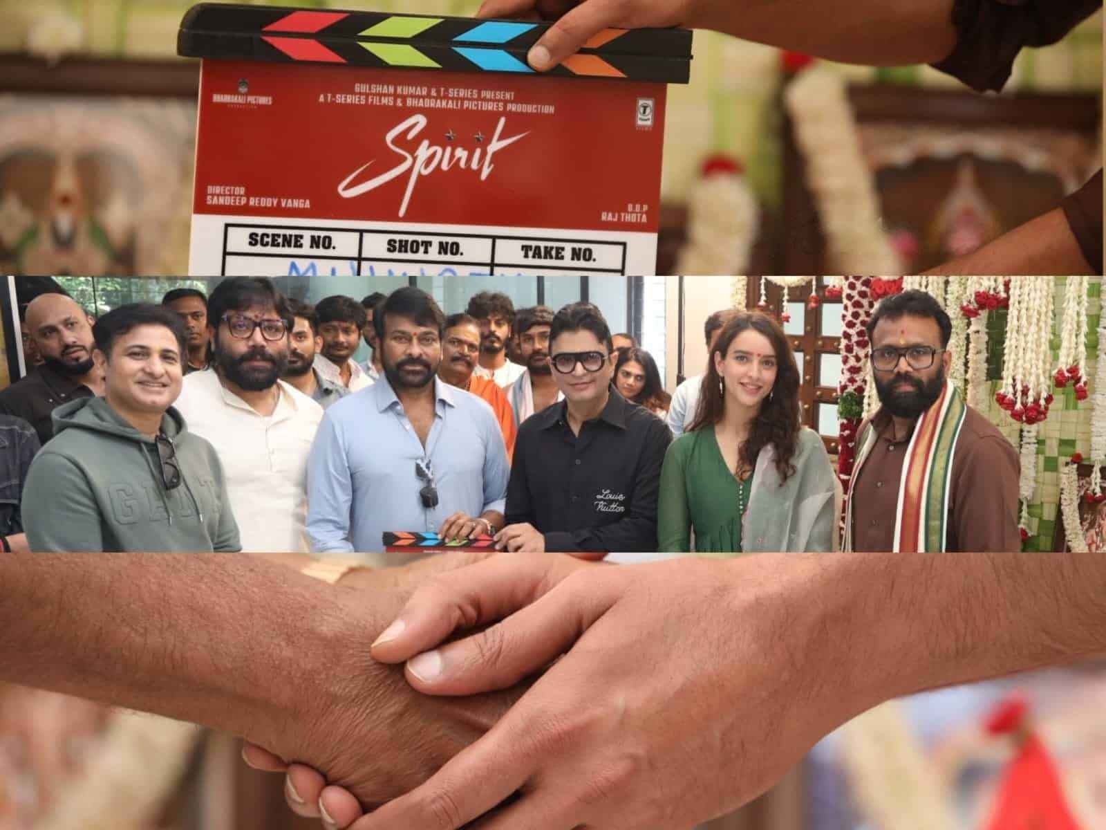Spirit Movie Launched: Megastar Joins Rebel Star Prabhas for Grand 2025 Start