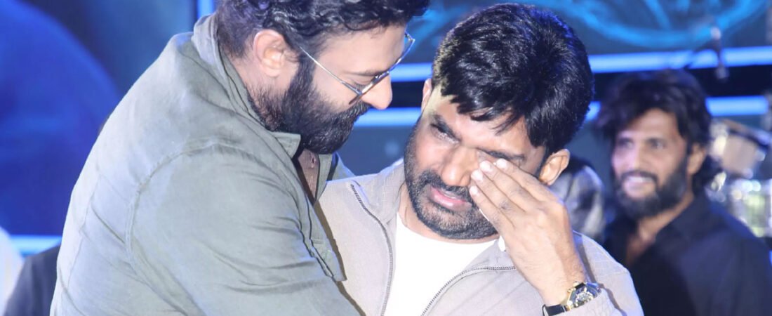Maruthi Gets Emotional at Raja Saab Event