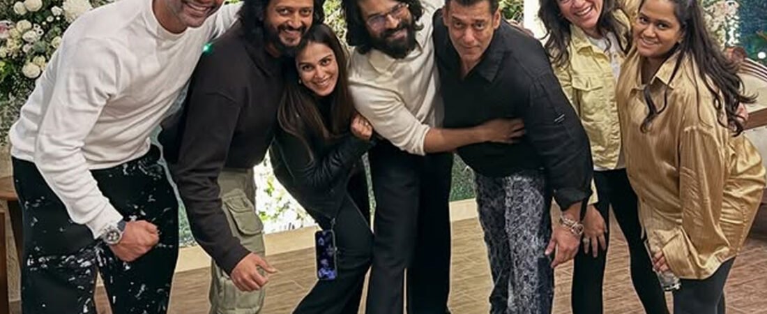 Ram Charan & Salman Khan Spotted at Birthday Bash