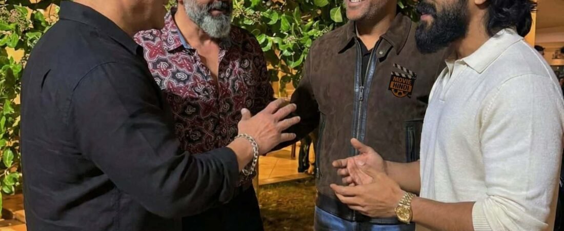 Ram Charan, Dhoni, Salman Khan Unite at Birthday Bash