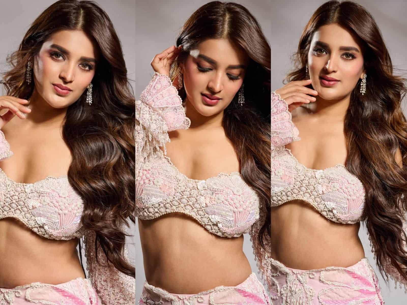 Nidhi Aggerwal Shows Grace After Chaos at Raja Saab Song Launch