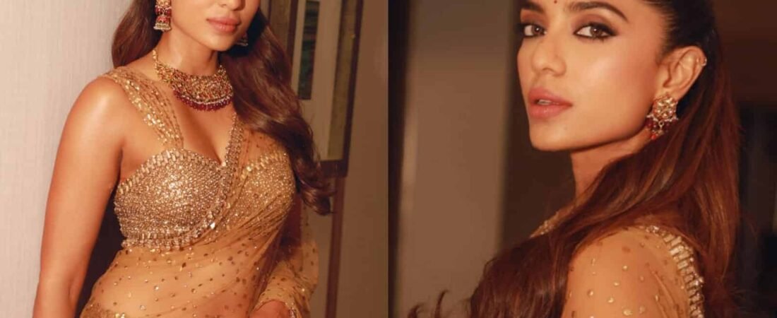 Sobhita Dhulipala: Career Update & Golden Saree Style