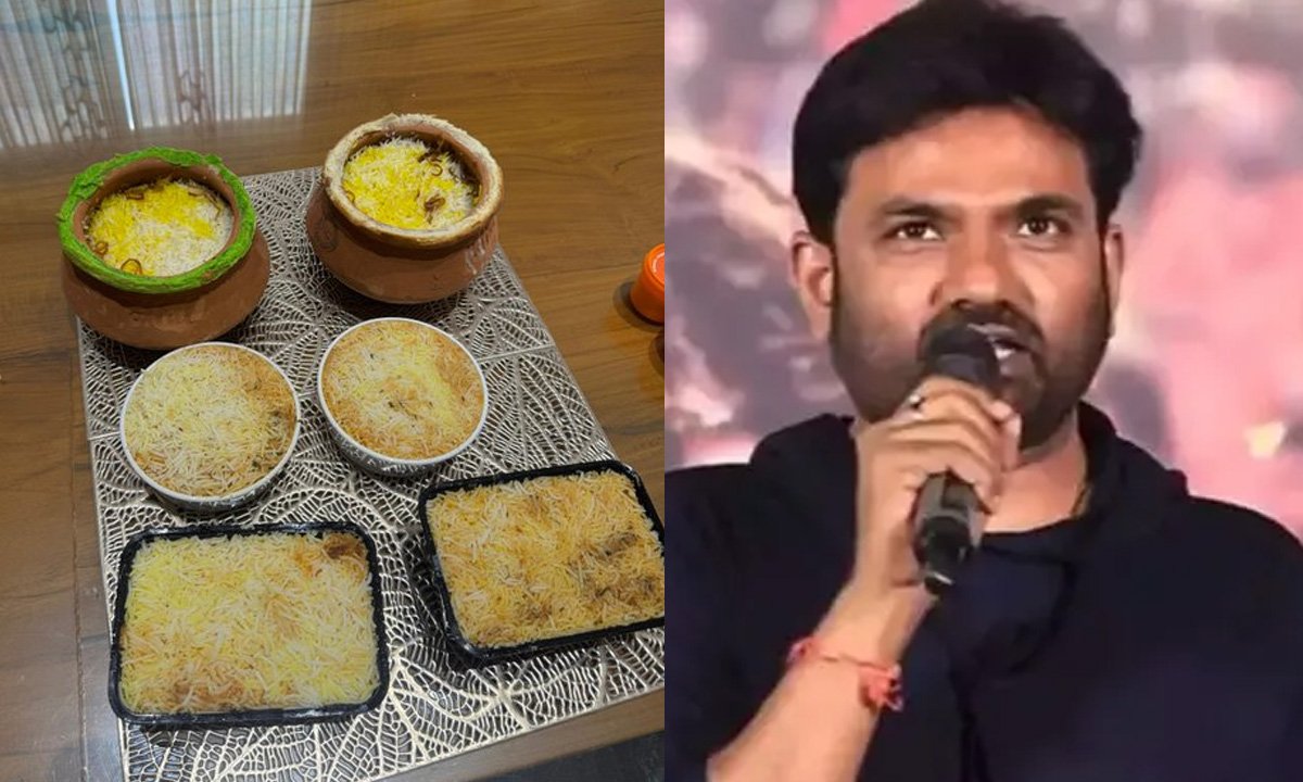 Prabhas Fans Surprise Maruthi with Biryani Parcels